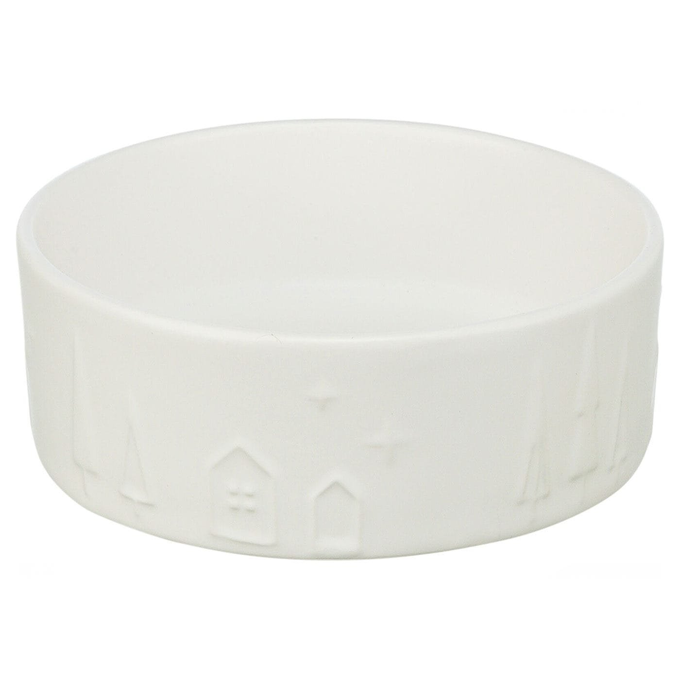 Trixie keramikinis dubenėlis augintiniams, įv. dydžių, baltas su kalėdiniu dizainu