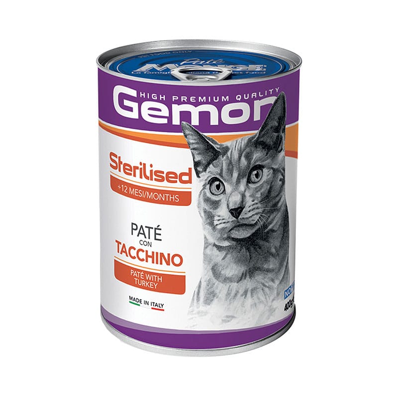 Gemon Adult Sterilized Turkey paštetas katėms 400 g