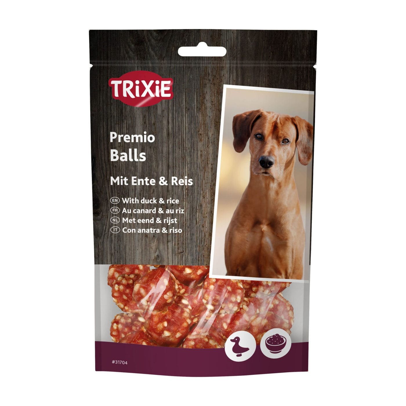 Trixie Premio rutuliukai su antiena ir ryžiais, skanėstas šunims, 80 g