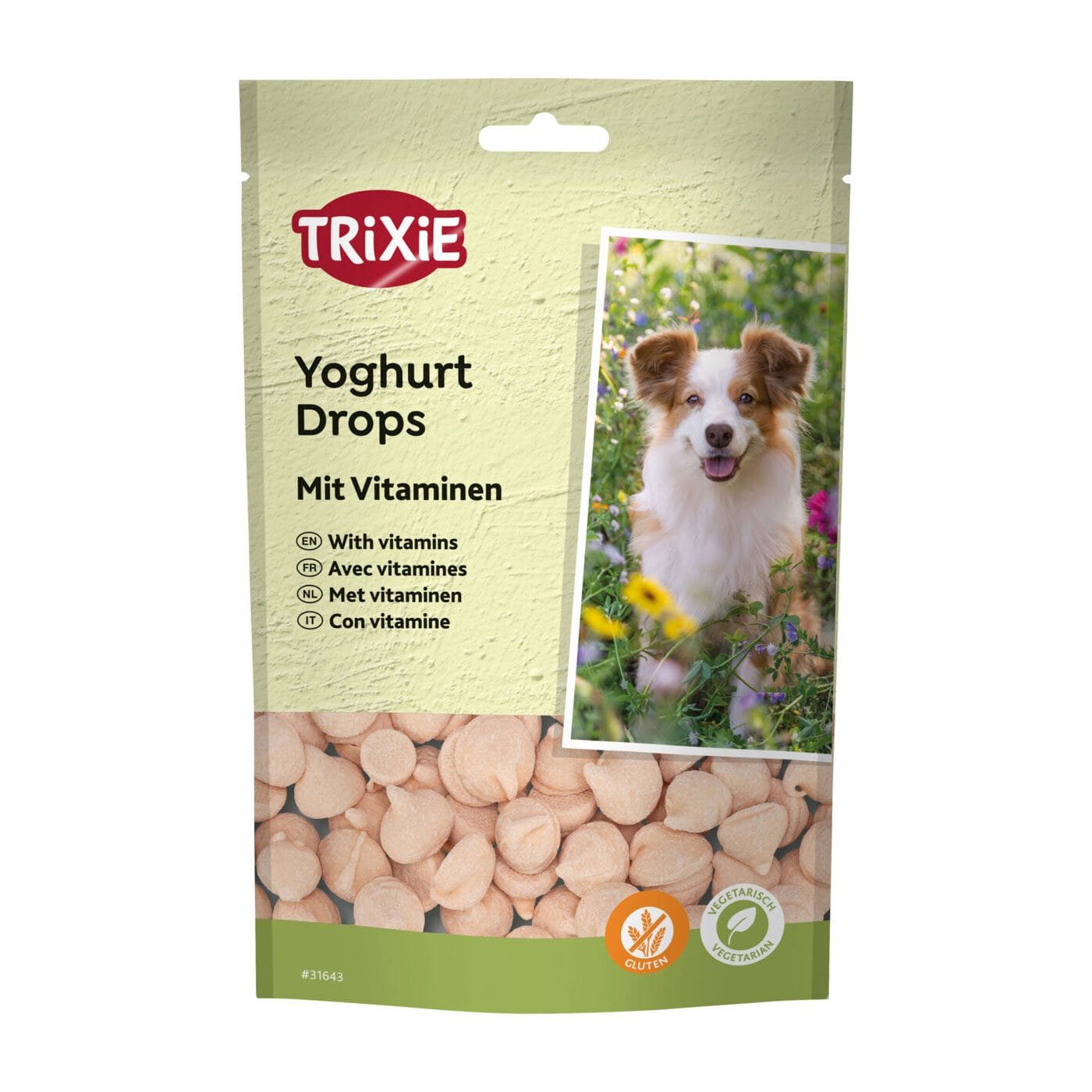 Trixie jogurto ląšeliai, skanėstai šunims, 200 g