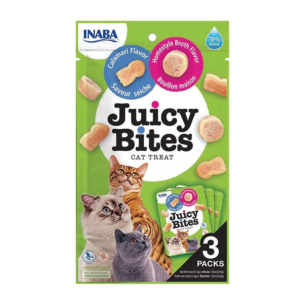 Churu Juicy Bites Calamari Homestyle Broth skanėstai katėms 34 g