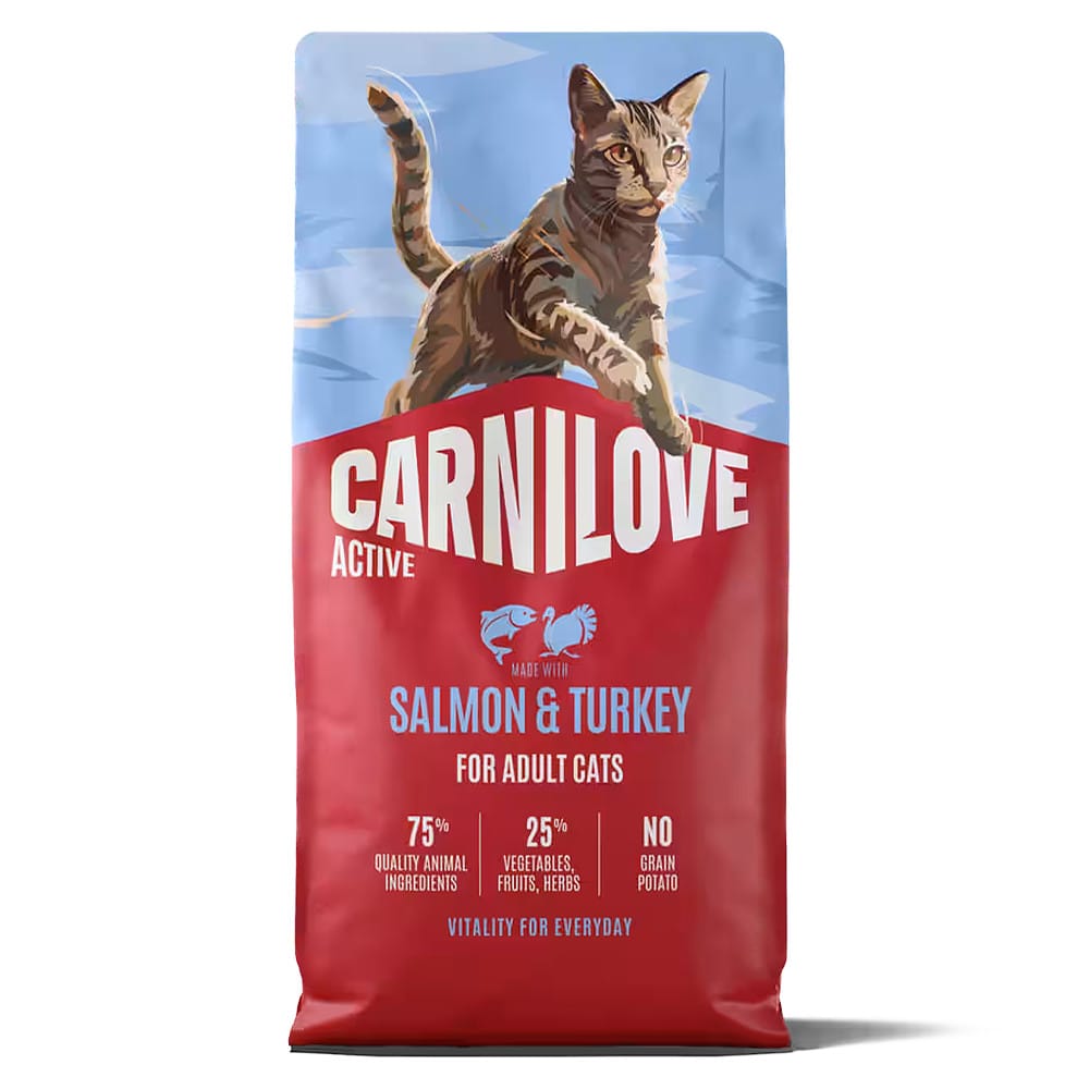 Carnilove Active Adult Salmon & Turkey sausas maistas katėms