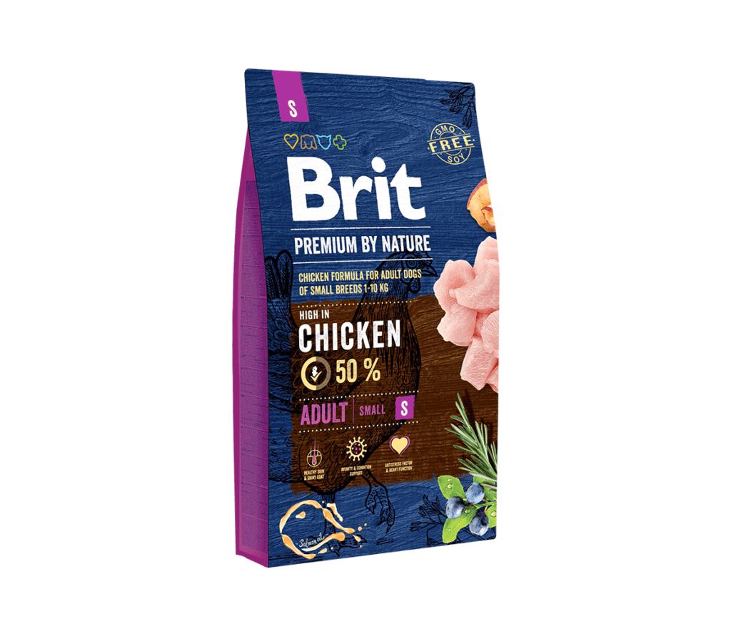 Brit Premium by Nature Adult S sausas maistas šunims