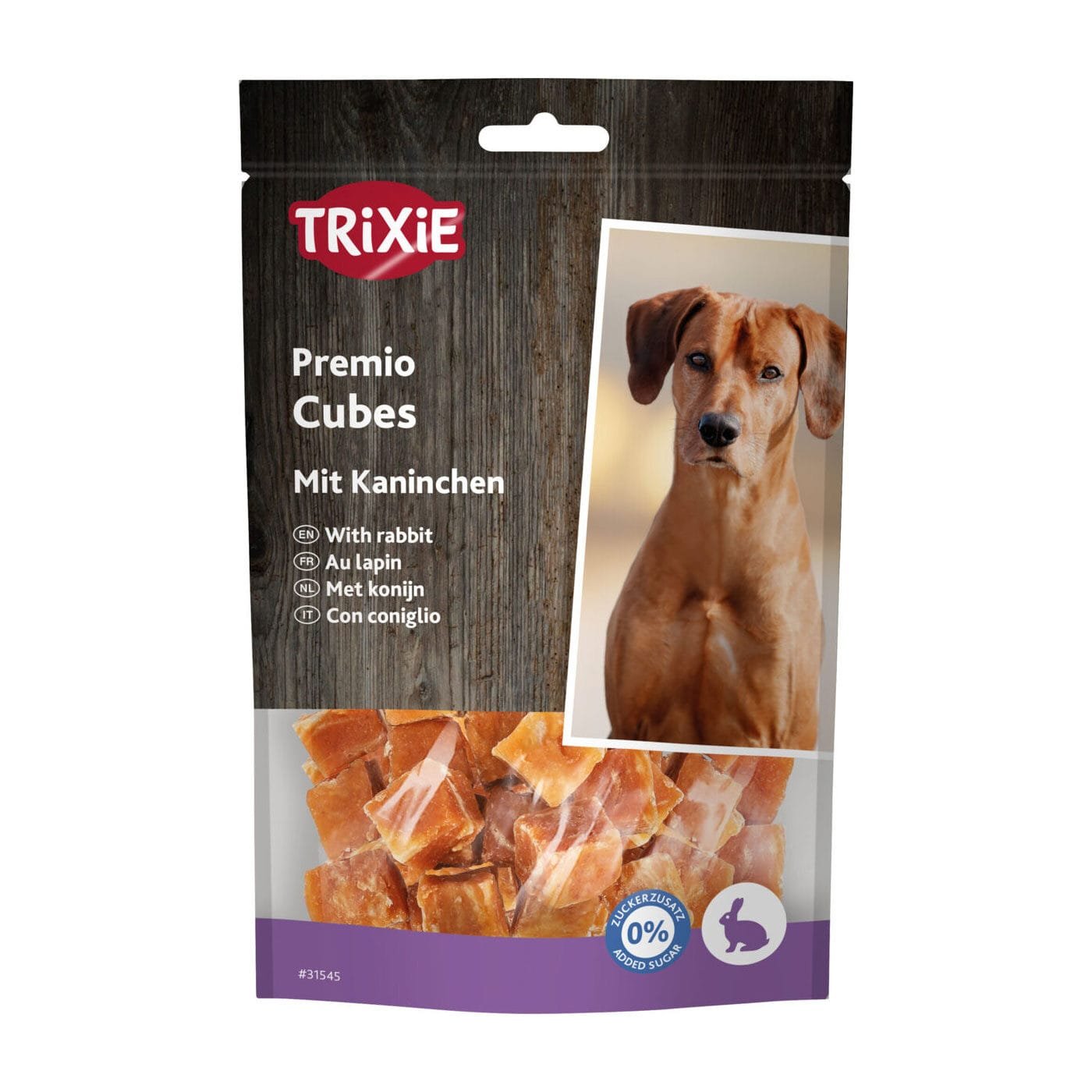 Trixie Premio minkšti triušienos kubeliai, tinka dresūrai, skanėstas šunims, 100 g