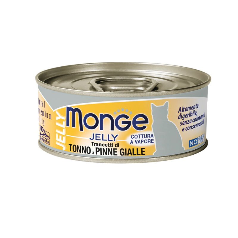 Monge Jelly Adult Yellowfin Tuna konservi kaķiem želejā