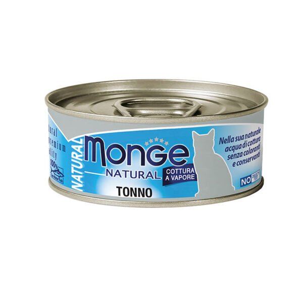 Monge Natural Adult Atlantic Tuna konservai katėms drebučiuose