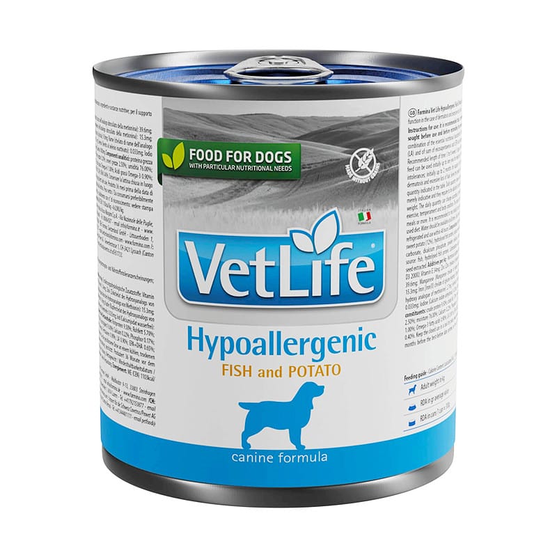 Farmina Vet Life Hypoallergenic Fish & Potato konservai šunims, 300 g