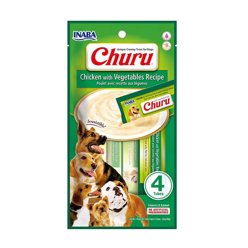 Churu Chicken Vegetables skanėstai šunims 56 g