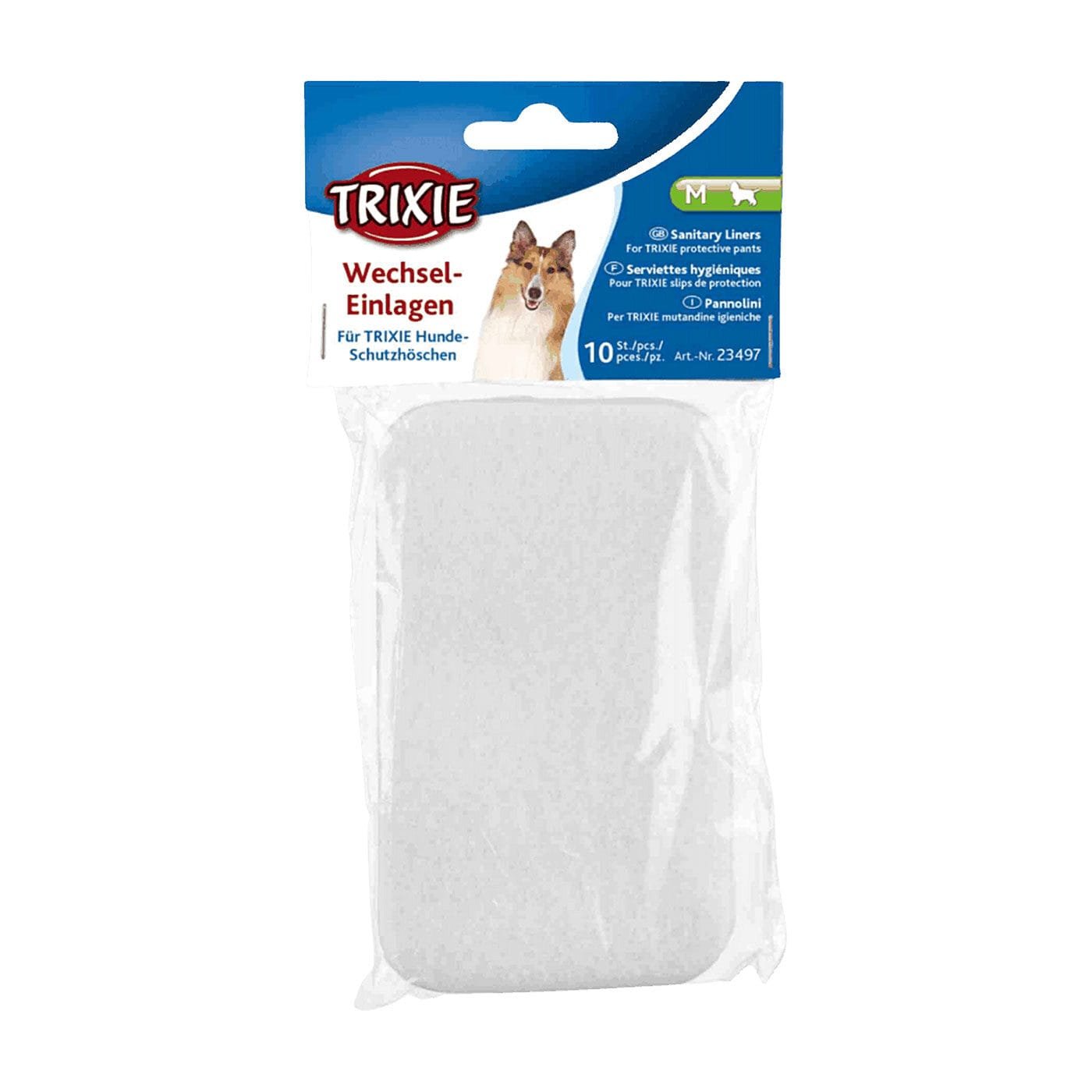 Trixie įklotai į kalių daugkartinio naudojimo apsaugines kelnaites, M dydžiui, 10 vnt