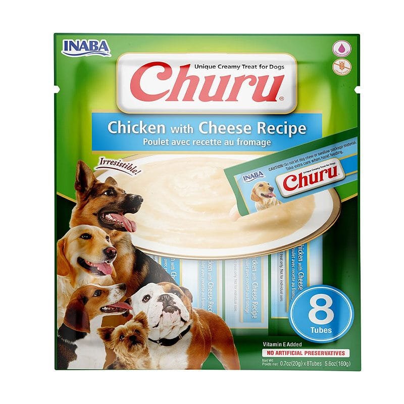 Churu Chicken Cheese skanėstai šunims 160 g