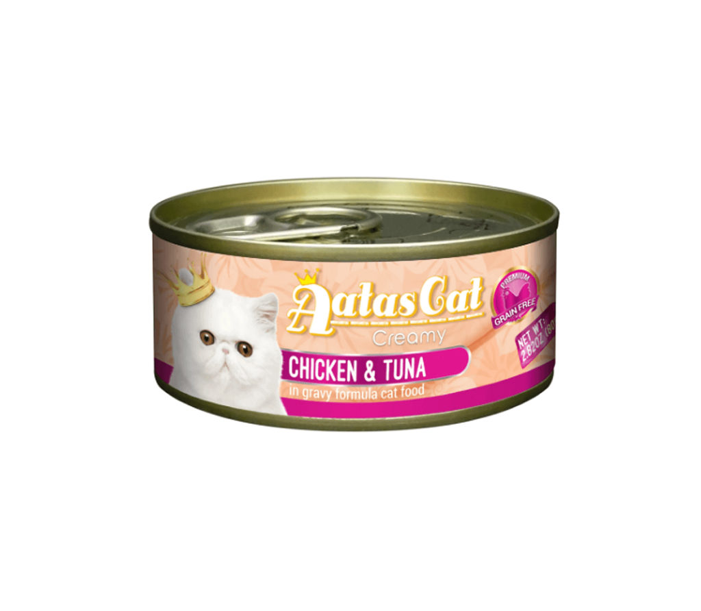 Aatas Creamy Chicken & Tuna konservas katėms 80 g