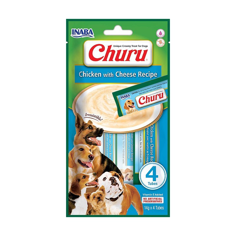 Churu Chicken Cheese skanėstai šunims 160 g