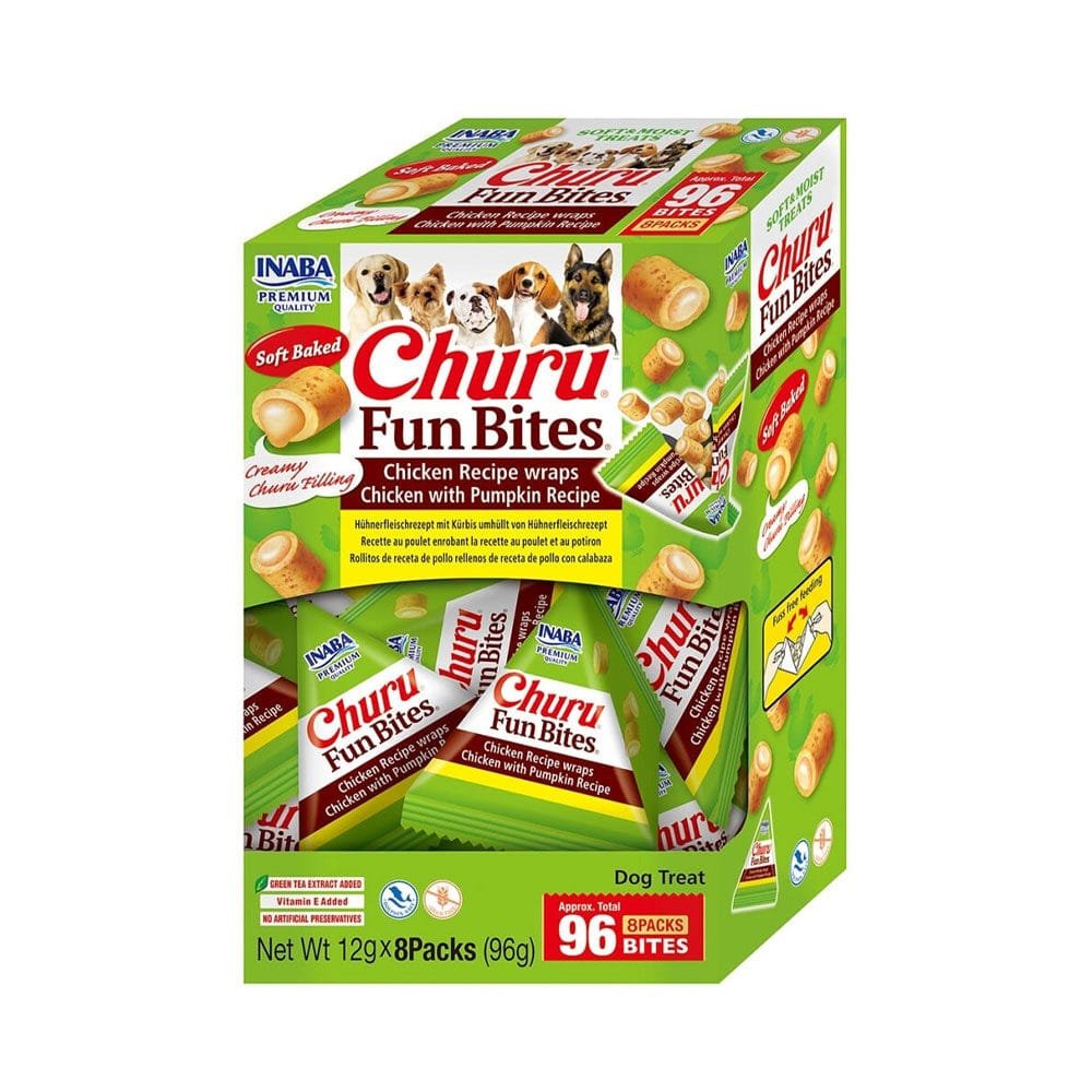 Churu Fun Bites Chicken Pumpkin skanėstai šunims 96 g