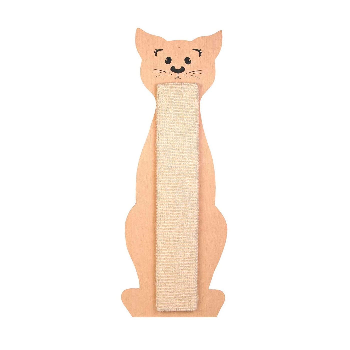 Trixie pakabinama medinė draskyklė katėms, katinuko formos, su katžole, 56 cm