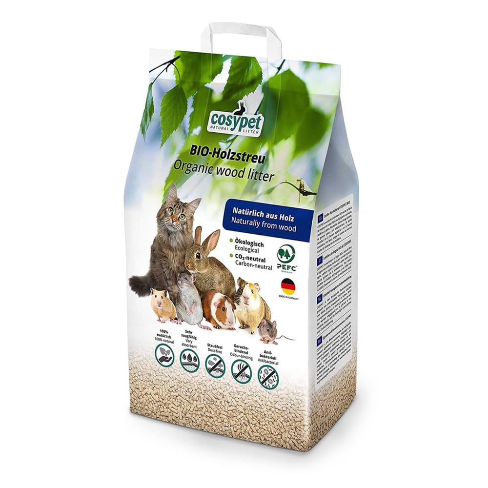 CosyPet natūralus medžio drožlių kraikas katėms ir graužikams 20L