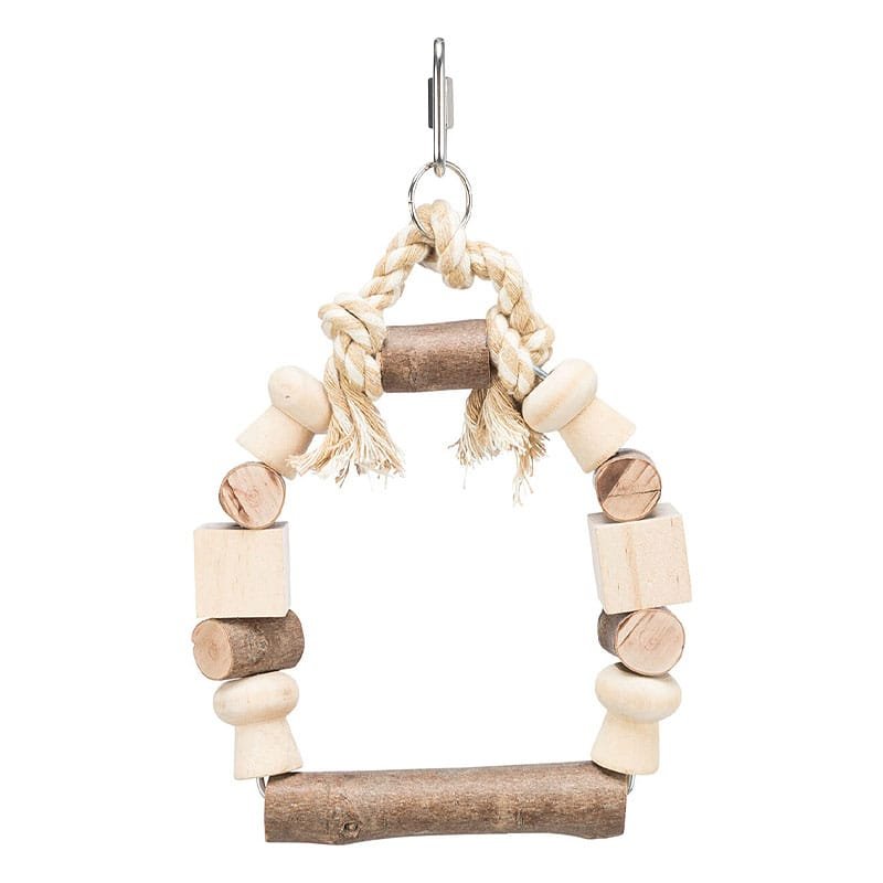 Trixie arkinės formos sūpynės paukščiams, medinės