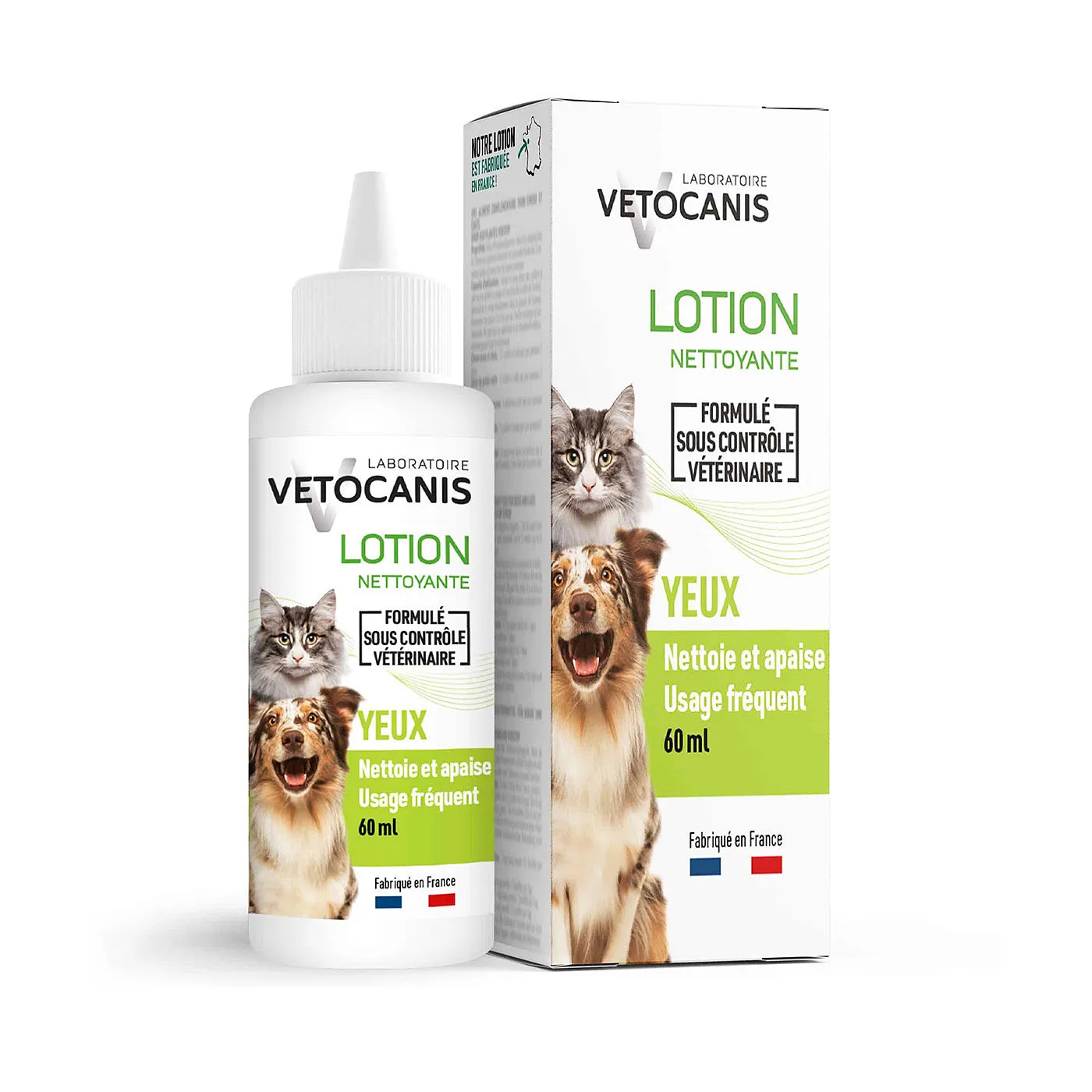 Vetocanis akių losjonas šunims ir katėms 60 ml