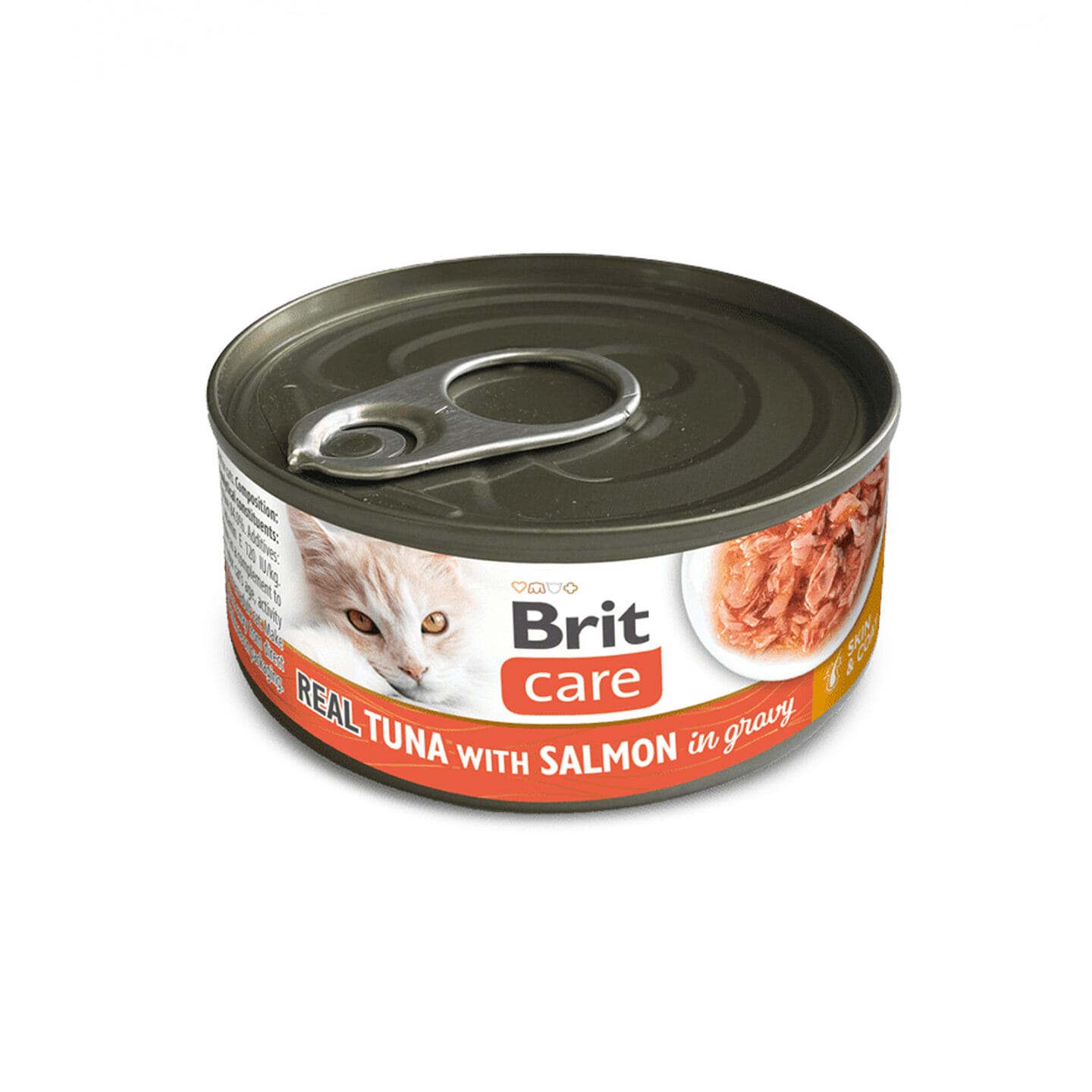 Brit Care Real Tuna with Salmon konservai katėms padaže, 80 g