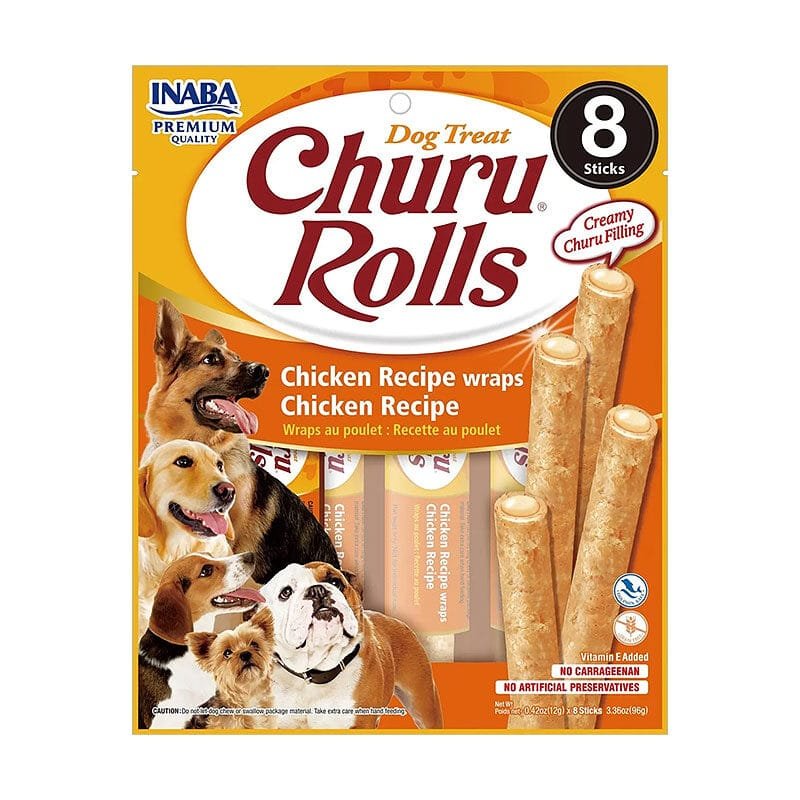 Churu Rolls Chicken skanėstai šunims 96 g