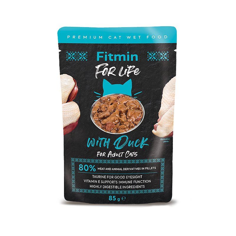 Fitmin for Life Adult Duck konservai katėms padaže