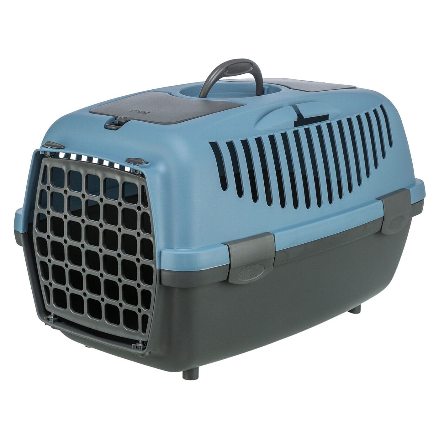 Trixie Capri transportavimo boksas-dėžė augintiniams, XS-S dydžio, tamsiai pilkas su mėlynu