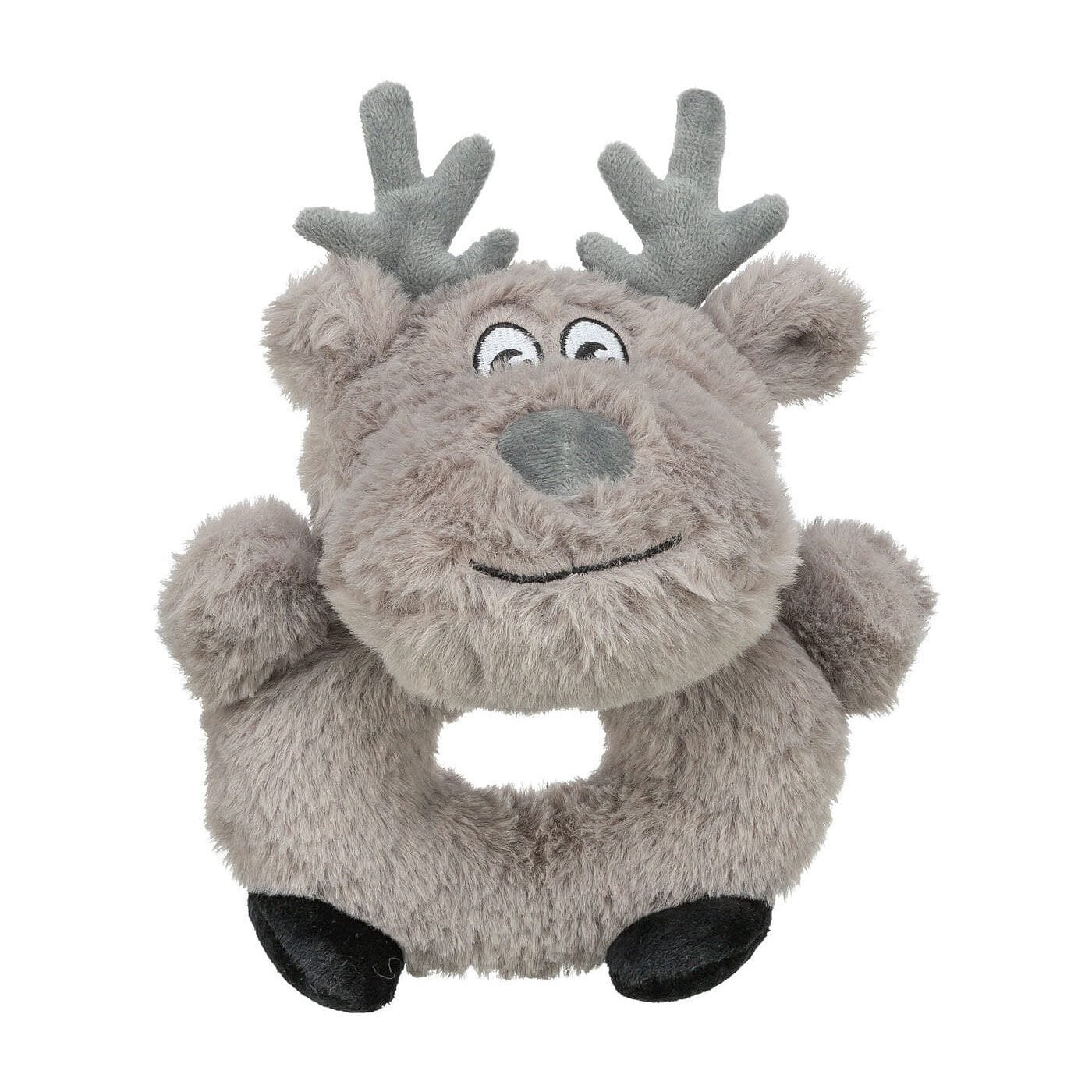 Trixie minkštas žaislas šunims elnias, begarsis, pilkas