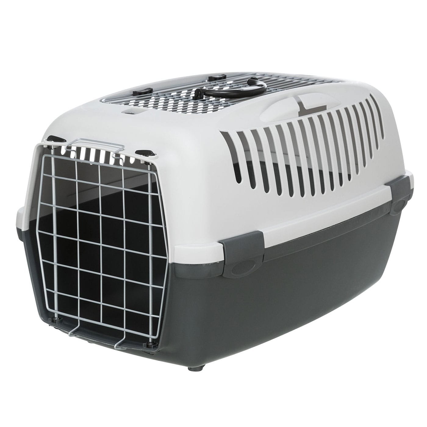 Trixie Capri transportavimo boksas-dėžė augintiniams, S dydžio, tamsiai pilkas su šviesiai pilku