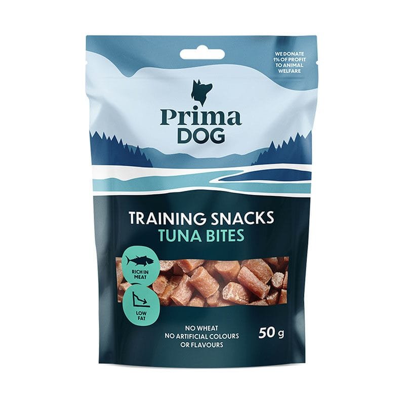 PrimaDog Training Snacks Tuna Bites suņu našķi treniņiem 50 g