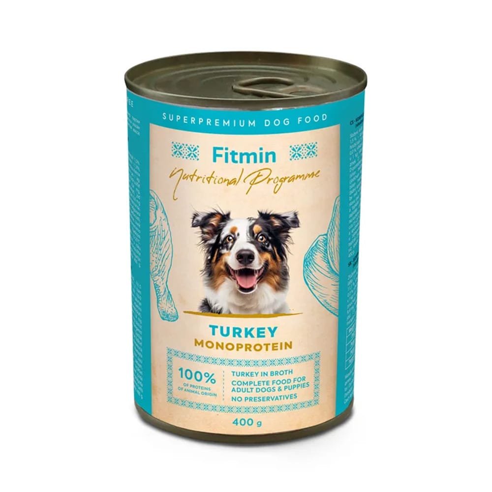 Fitmin Nutritional Programme Monoprotein Turkey paštetas šunims