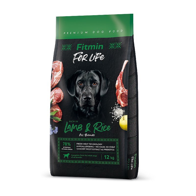 Fitmin for Life Lamb & Rice sausas maistas šunims