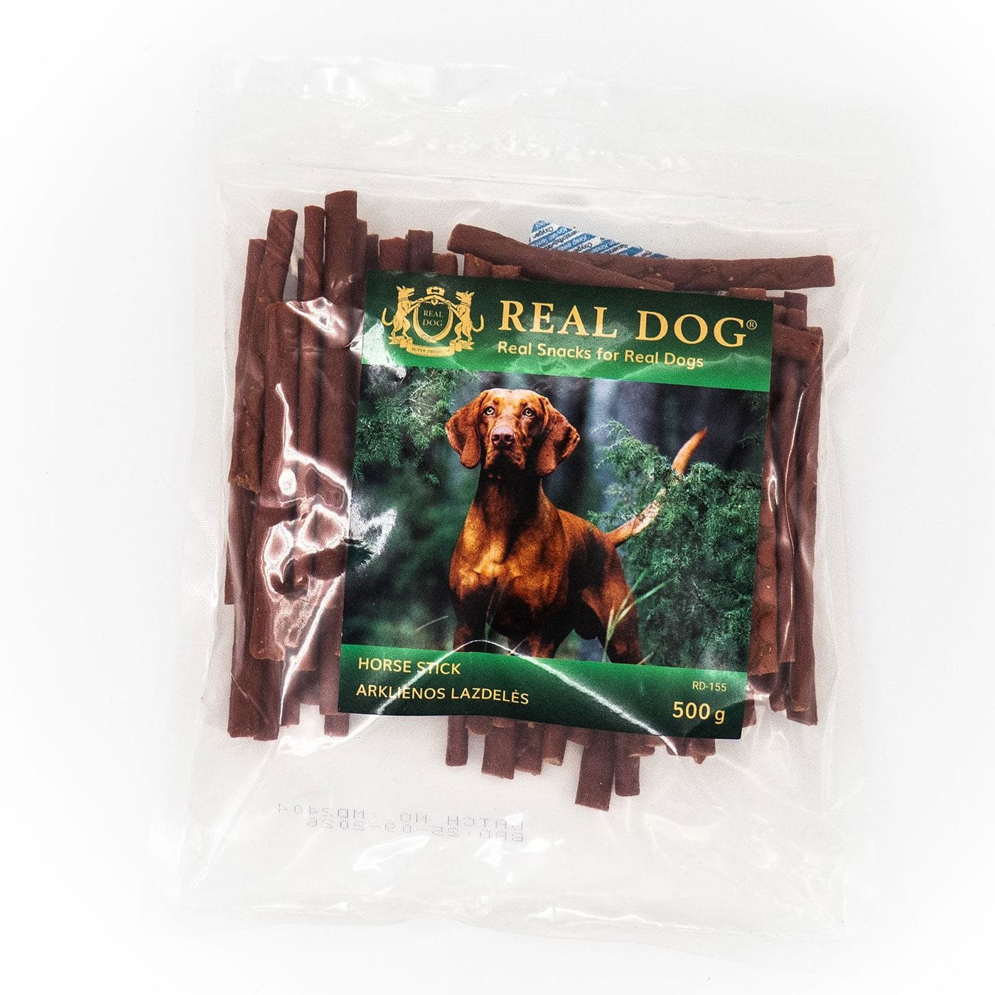 Real Dog skanėstai šunims, arklienos lazdelės, 500 g