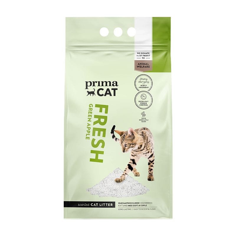 PrimaCat Fresh Green Apple bentonitinis kačių kraikas