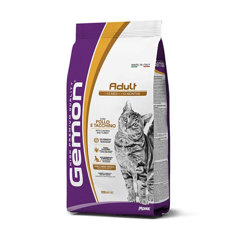 Gemon Adult Chicken & Turkey sausas maistas katėms