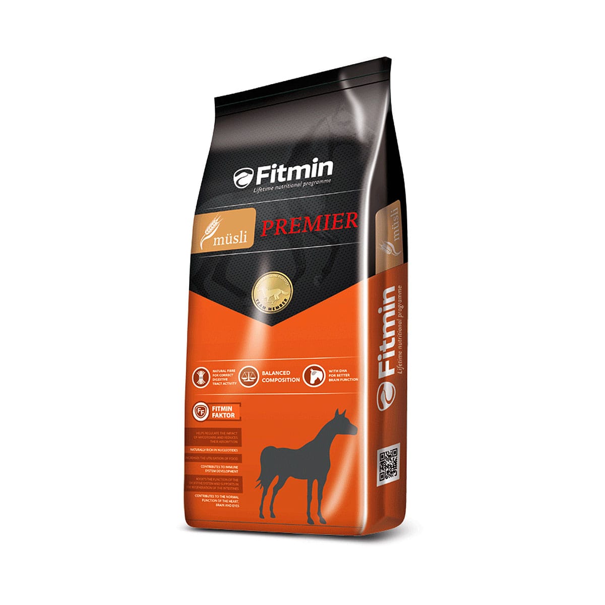 Fitmin Musli Premier papildomas dribsnių pašaras žirgams, 20 kg