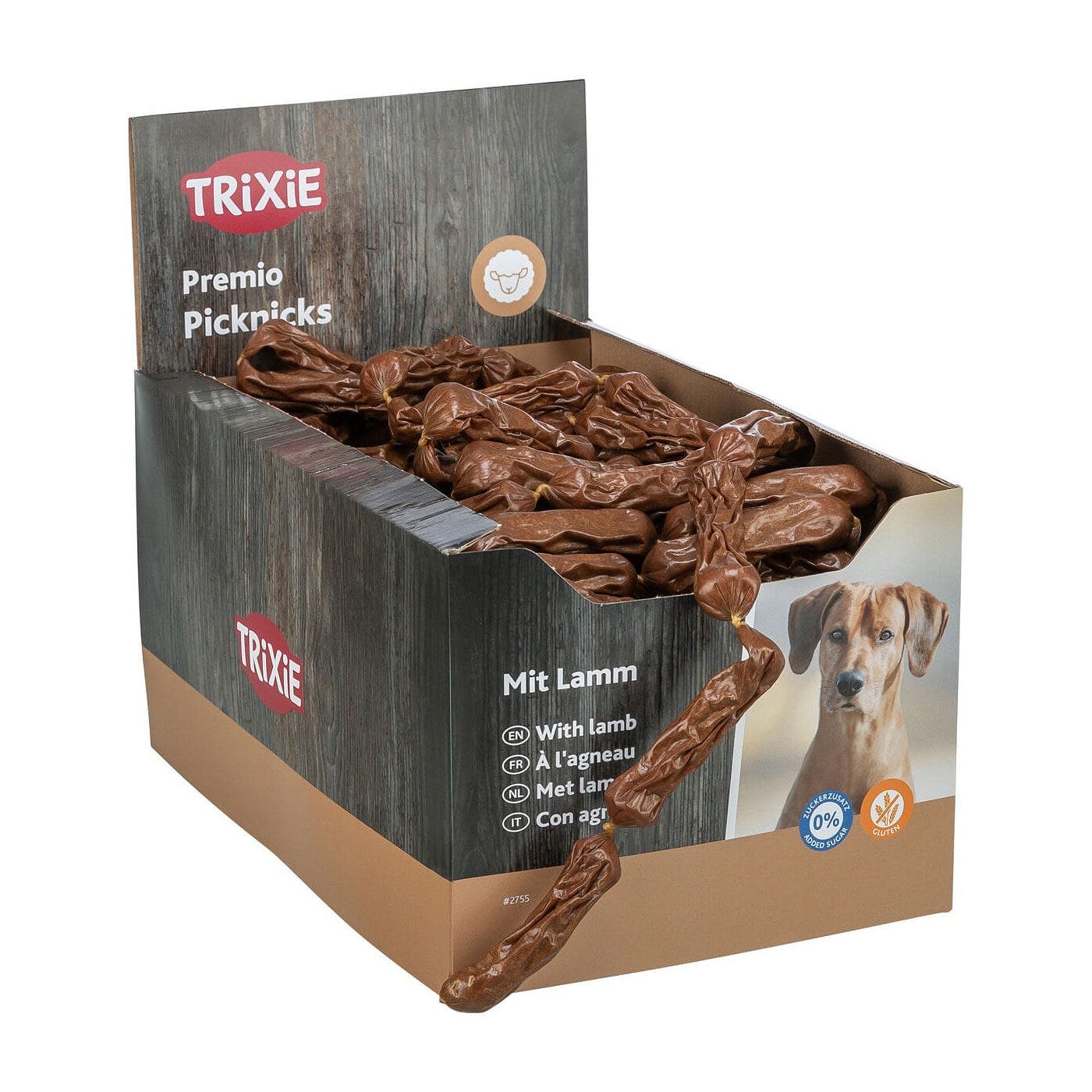 Trixie Picknicks ėrienos dešrelių grandinėlė, skanėstas šunims, 8 cm