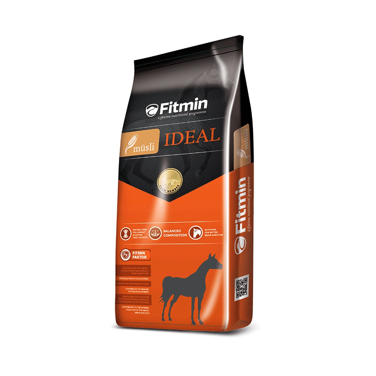 Fitmin Musli Ideal papildomas dribsnių pašaras žirgams, 20 kg