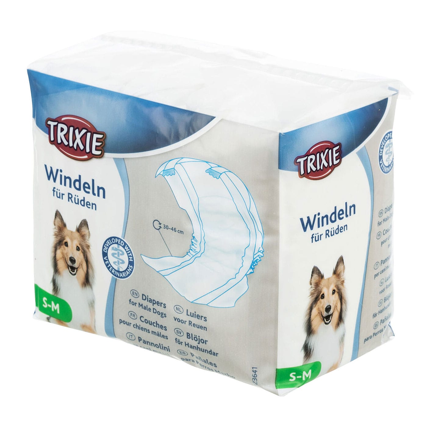 Trixie vienkartinės sauskelnės patinams, įv. dydžių