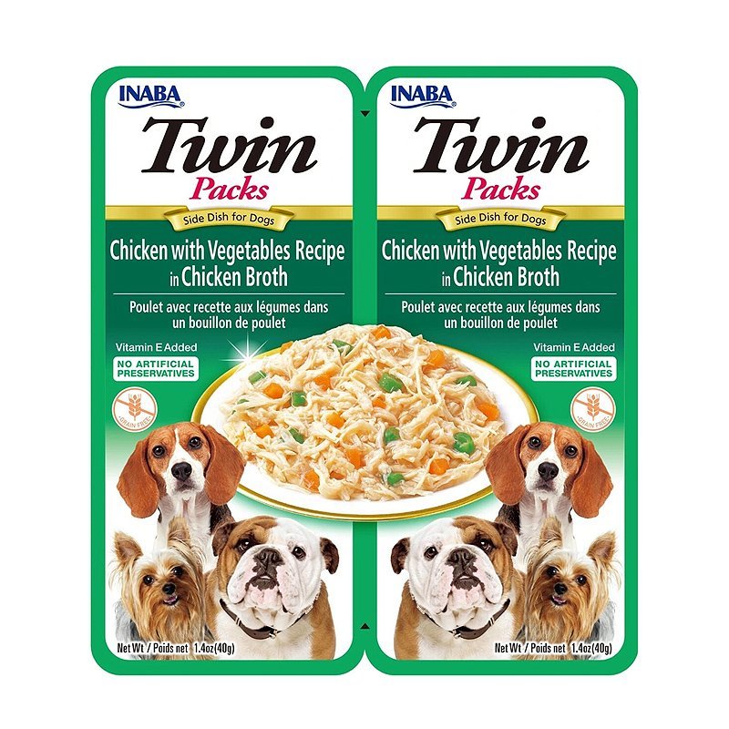 Churu Twin Packs Chicken Vegetables skanėstas šunims 80 g