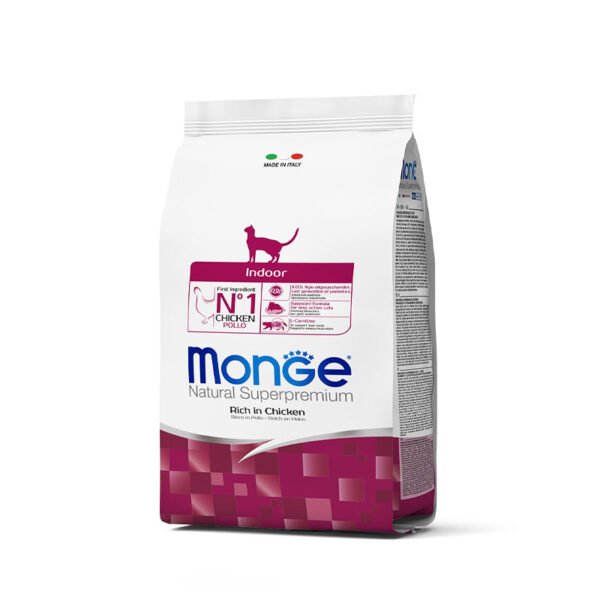 Monge Natural Superpremium Indoor Chicken sausas maistas katėms 1.5 kg