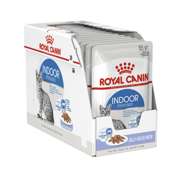 Royal Canin Indoor Sterilised konservai drebučiuose