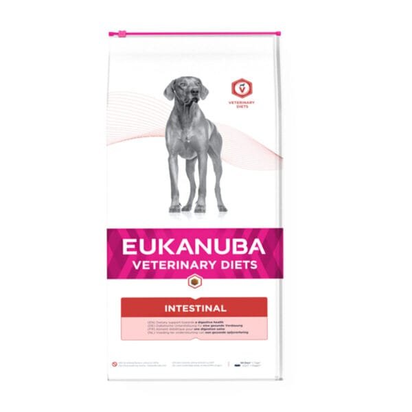 Eukanuba Veterinary Diets Intestinal Chicken & Rice sausas maistas šunims