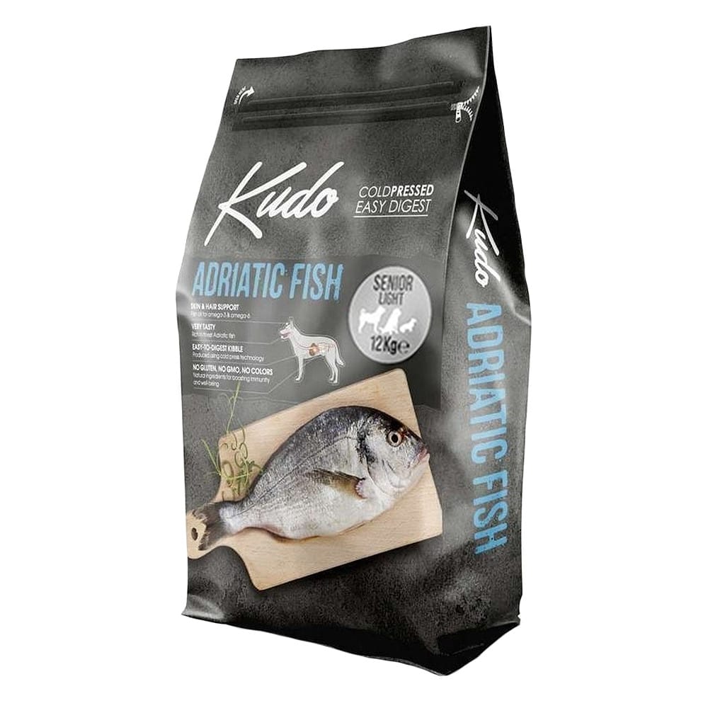 Kudo Senior Light Adriatic Fish sausas maistas šunims