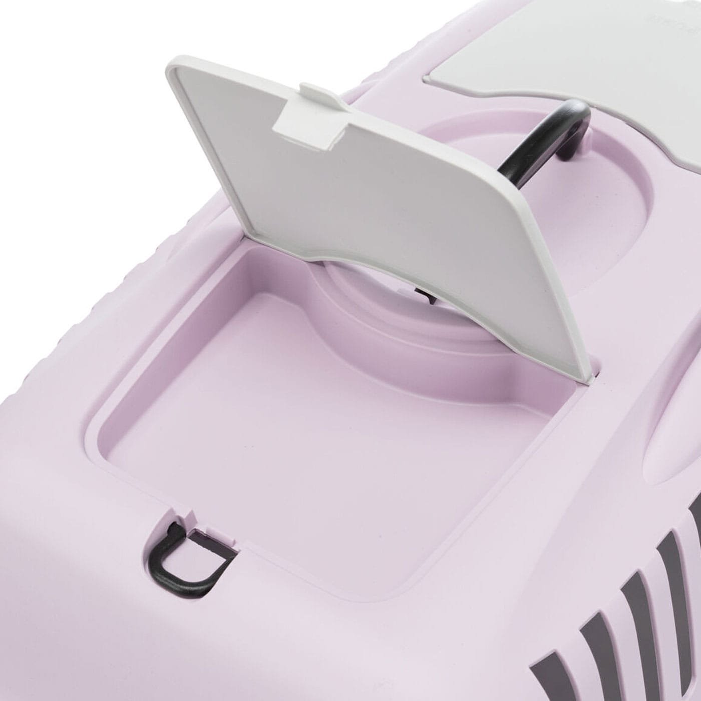 Trixie Capri transportavimo boksas-dėžė augintiniams, XS-S dydžio, šviesiai pilkas su violetine