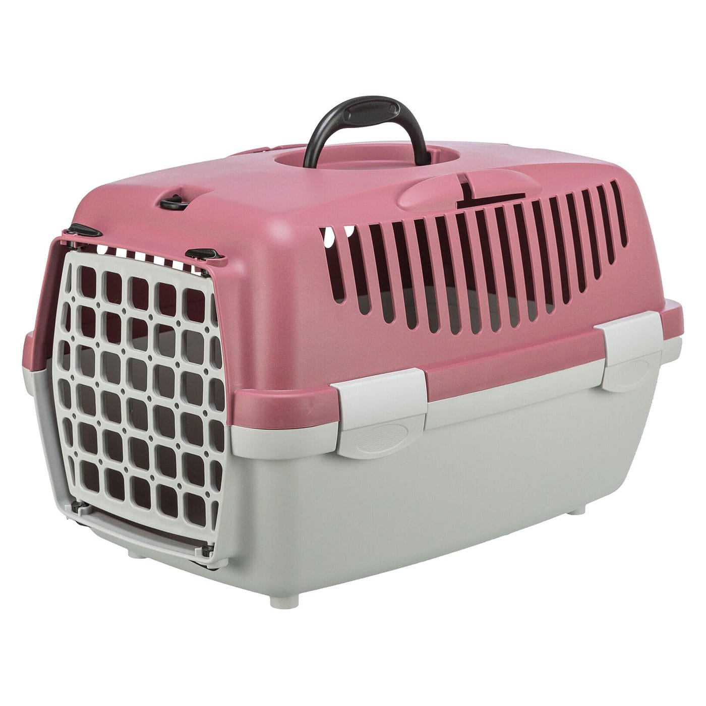 Trixie Capri transportavimo boksas-dėžė augintiniams, XS dydžio, tamsiai pilkas su rožine