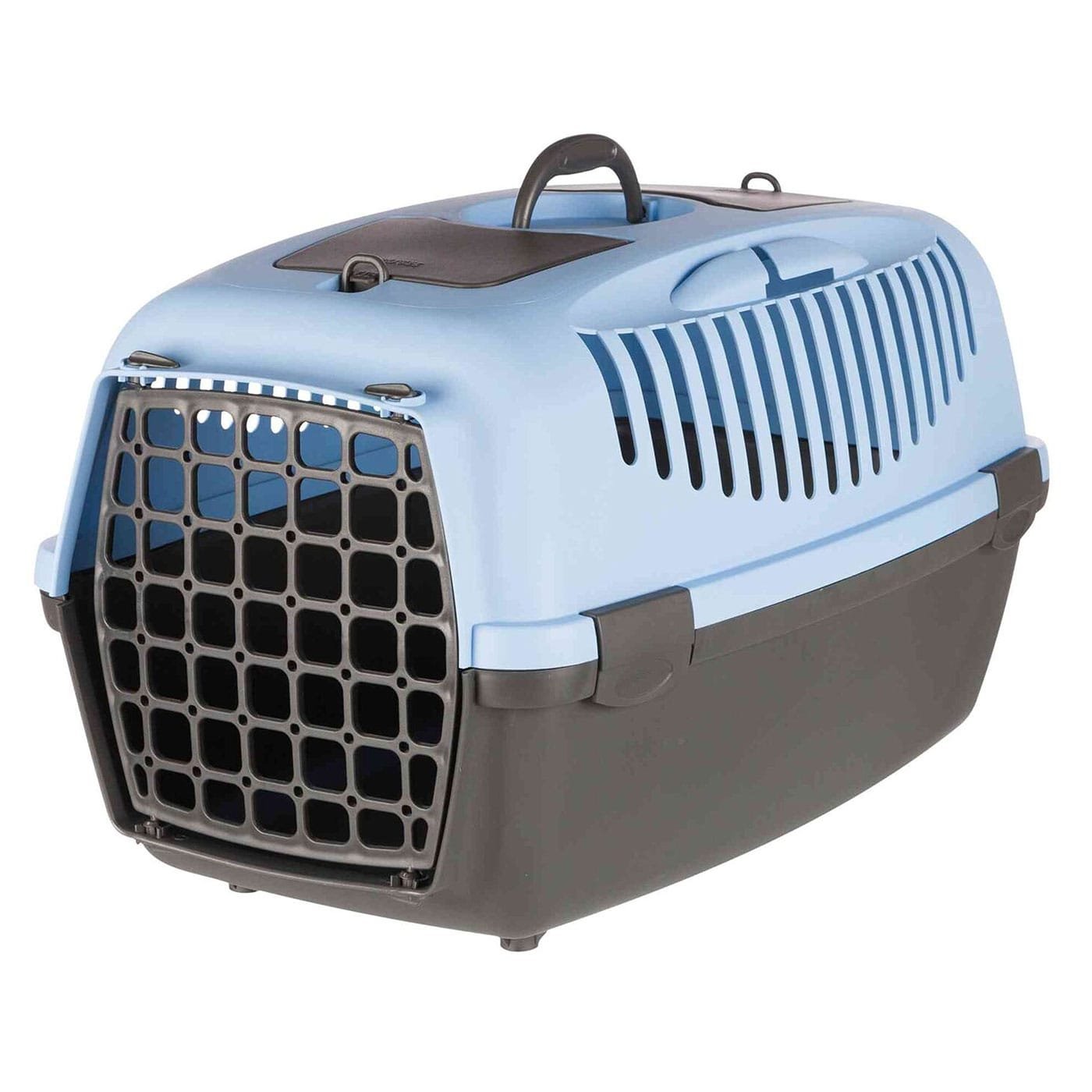Trixie Capri transportavimo boksas-dėžė augintiniams, S dydžio, tamsiai pilkas su mėlyna