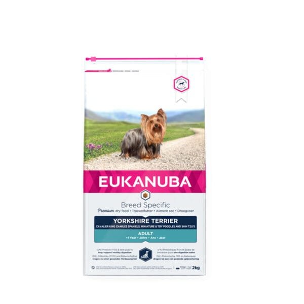 Eukanuba Yorkshire Terrier Adult Chicken sausas maistas šunims 2 kg