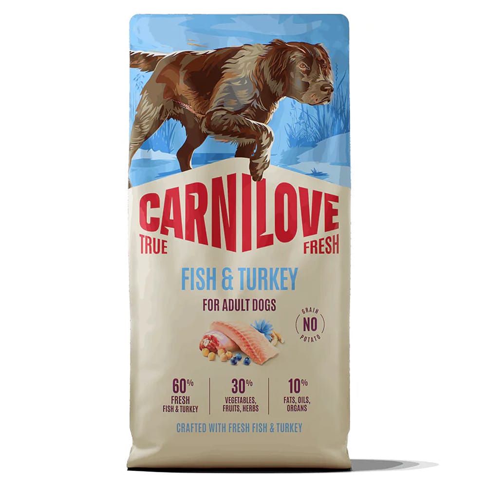 Carnilove True Fresh Fish & Turkey sausas maistas šunims