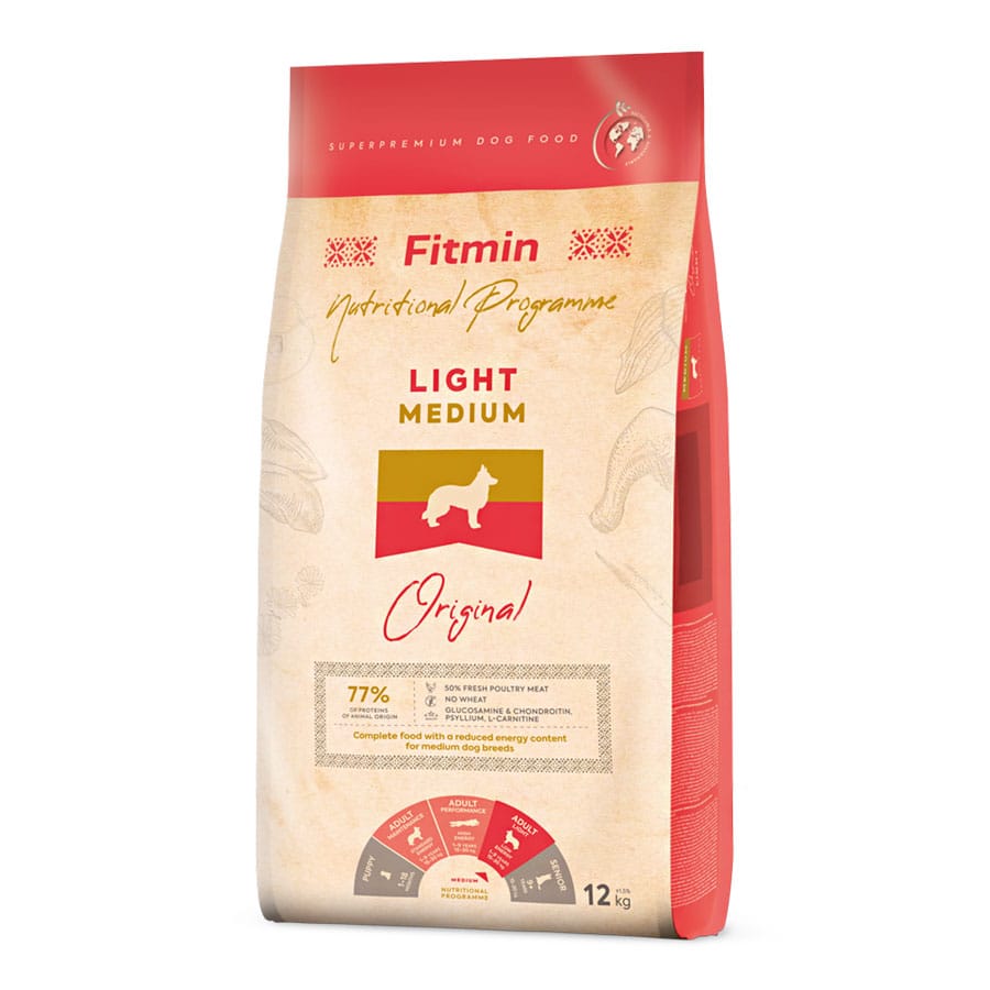 Fitmin Medium Light sausas maistas šunims