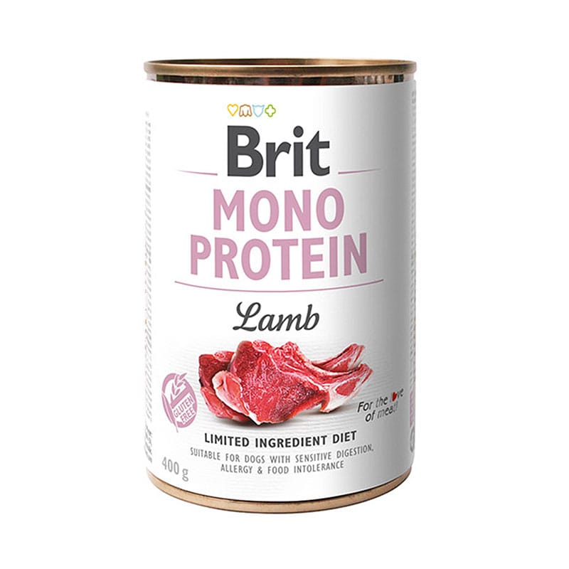 Brit Care Mono Protein Lamb konservai šunims