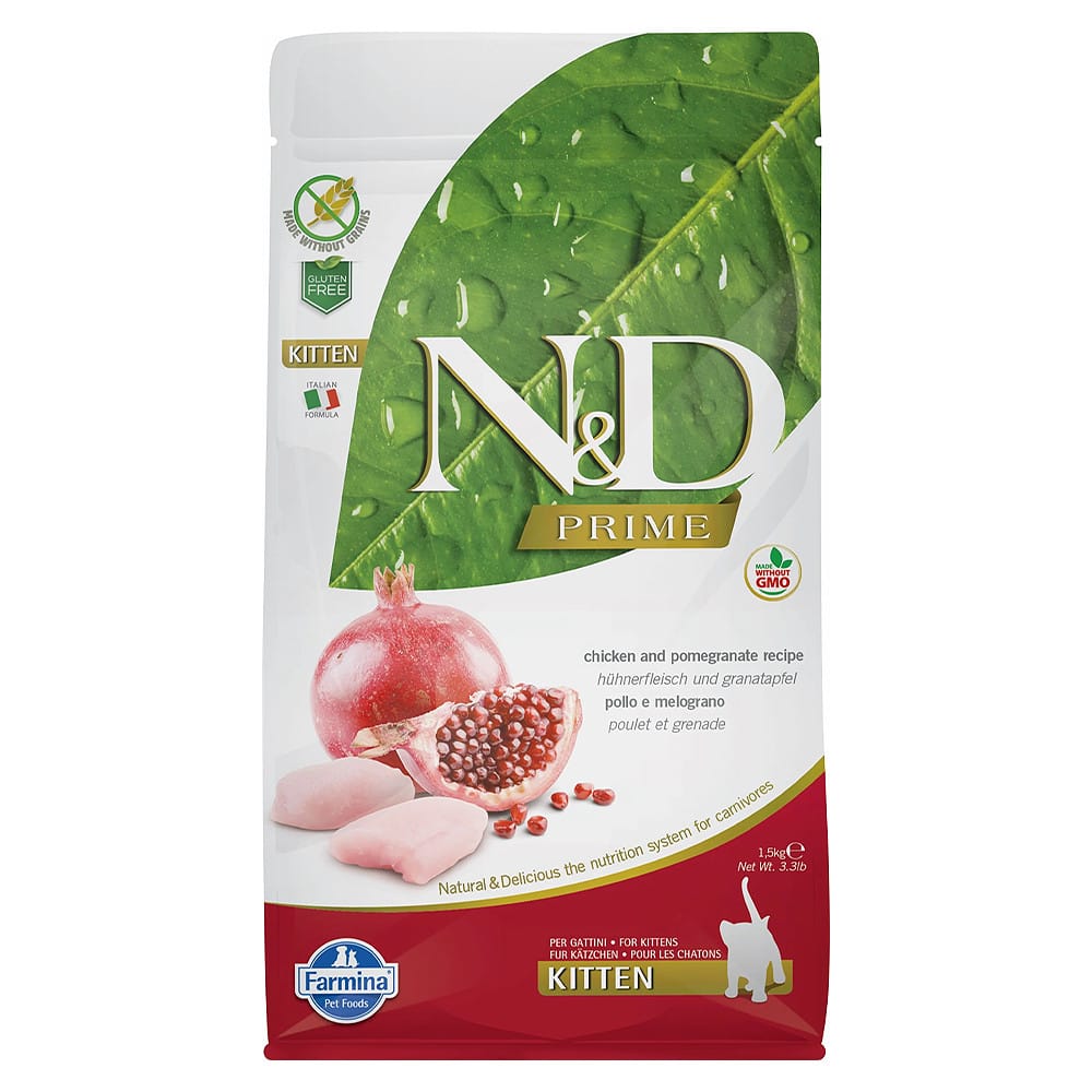 Farmina N&D Prime Kitten Chicken & Pomegranate sausas maistas kačiukams